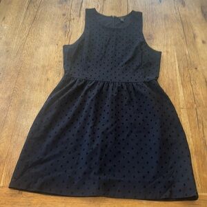 J. Crew Polka Dot Blue White Sleeveless Dress Size Small